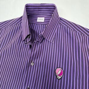 Grateful Dead Steal Your Face Armani Collezioni Button Down (M)
